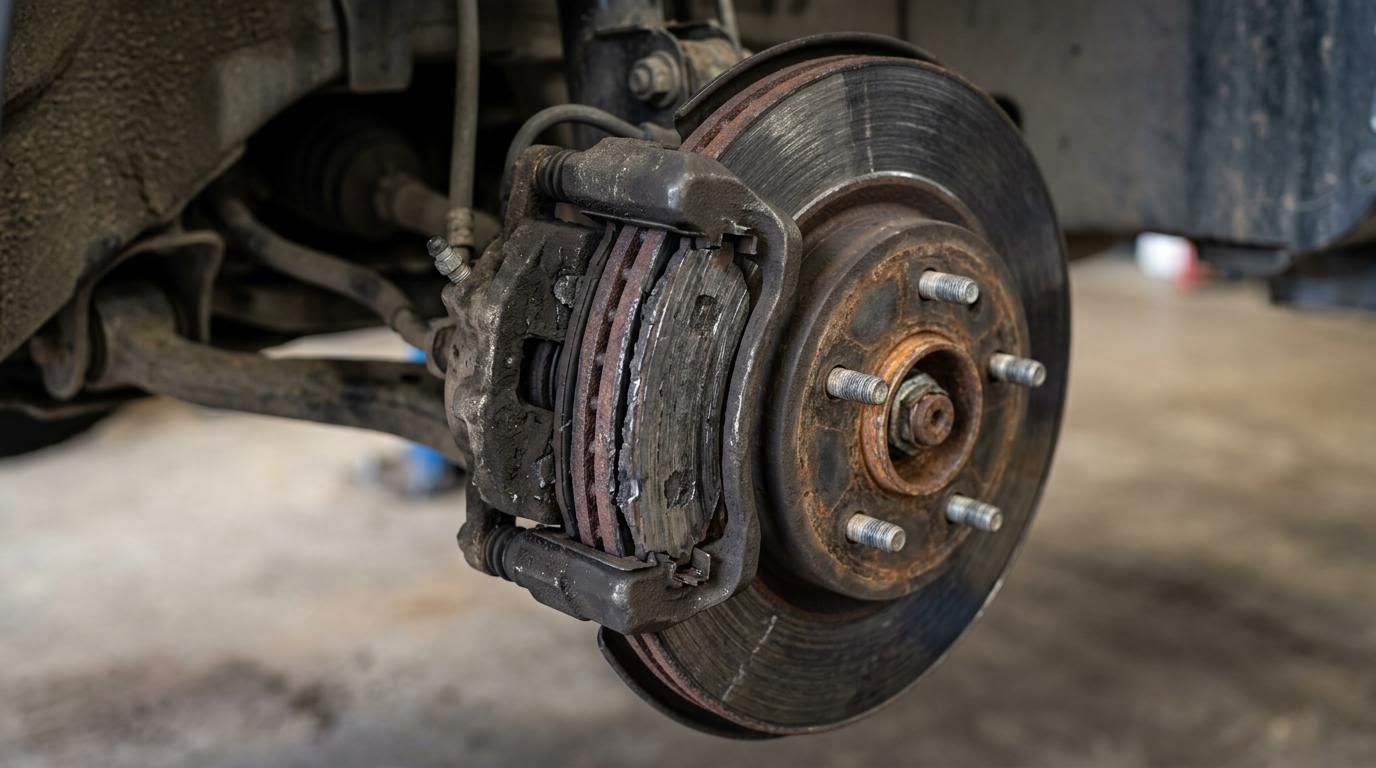 Zużyte klocki hamulcowe: objawy, których nie wolno ignorować