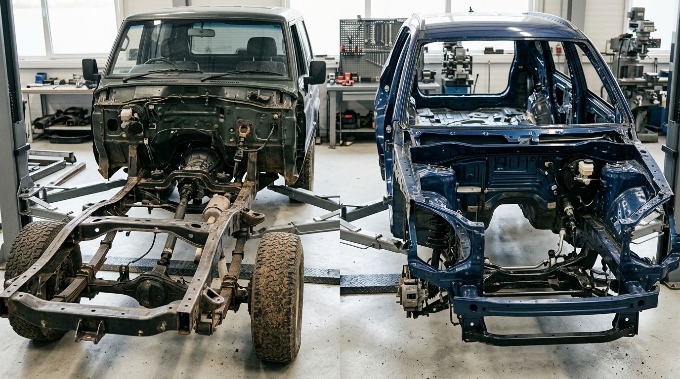 Budowa i konstrukcja: Kluczowe r&oacute;żnice ukryte pod karoserią