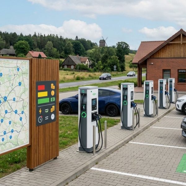Stacje ładowania samochodów elektrycznych w Polsce: mapa i koszty